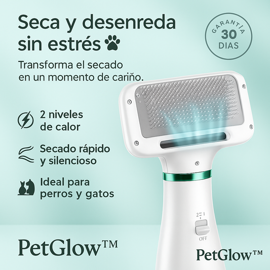PetGlow™ – Seca y desenreda sin estrés